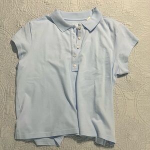 Aerie Light Blue Button Down Shirt